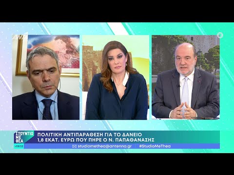 Ο Τρύφων Αλεξιάδης στην εκπομπή "Στούντιο με Θέα" του Antenna
