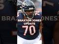 HUGE Braxton Jones Update From Ben Johnson #bears #nfl #shorts