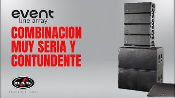 THE LINE ARRAY OF THE EVENT 210a AND EVENT 218a POWERFUL SUBWOOFER, CONCERT SOUND