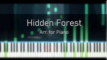 Hidden Forest (Waltzing in the Rain) - Sky: CoTL // Arrangement for Piano