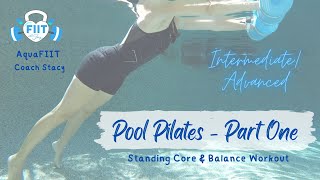 Pool Pilates best Aqua Toning Exercises for your Core & Abs in your Pool - Part 1 AquaFIIT screenshot 4