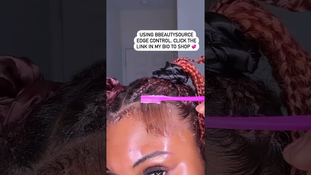 Edges Control Tutorial With BBeauty Edge Naturalhair Edgestutorial Natural Hairs