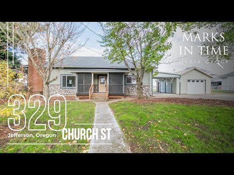 329 Church St, Jefferson, OR home video tour