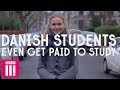 How students in denmark get paid to go to university