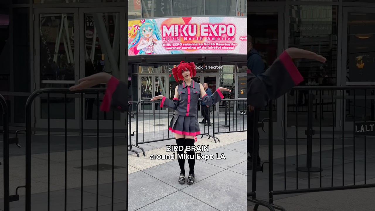 BIRD BRAIN around Miku Expo LA!! #kasaneteto #birdbrain #dancecover #cosplaydance #重音テト #cosplay