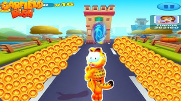 Garfield Rush Game : FUN RUN with Garfield - Android/iOS Gameplay HD