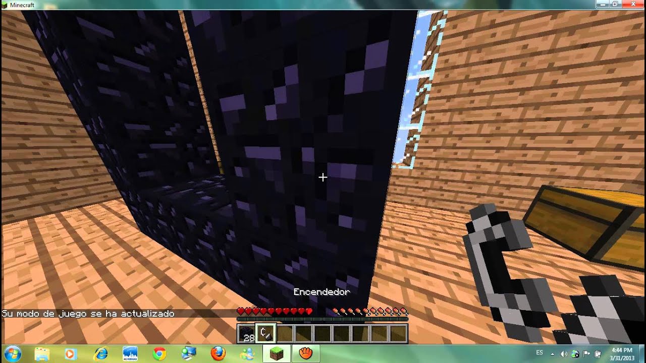 Como Hacer Un Portal Al Infierno En Minecraft