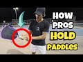 How a 69 dupr holds his paddle close up  slow mo  ft jaume vich