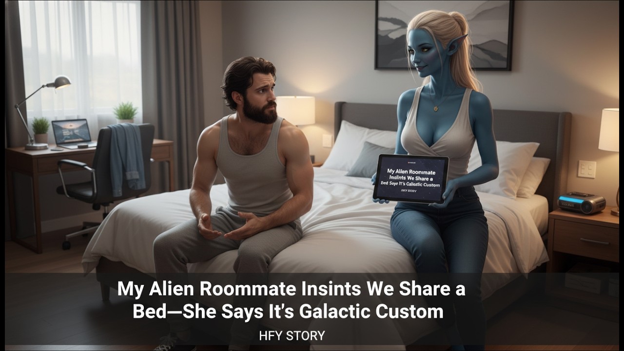 Don’t Miss This: My Alien Roommate Insists We Share a Bed—She Says It’s Galactic Custom | HFY STORY