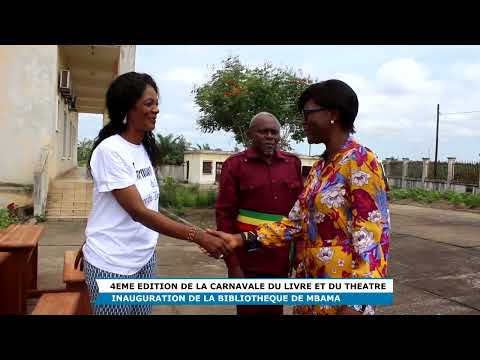 La Ministre Soudan-Nonault inaugure  la bibliothèque de Mbama