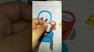 diy paper baby care taker quiet book #shorts