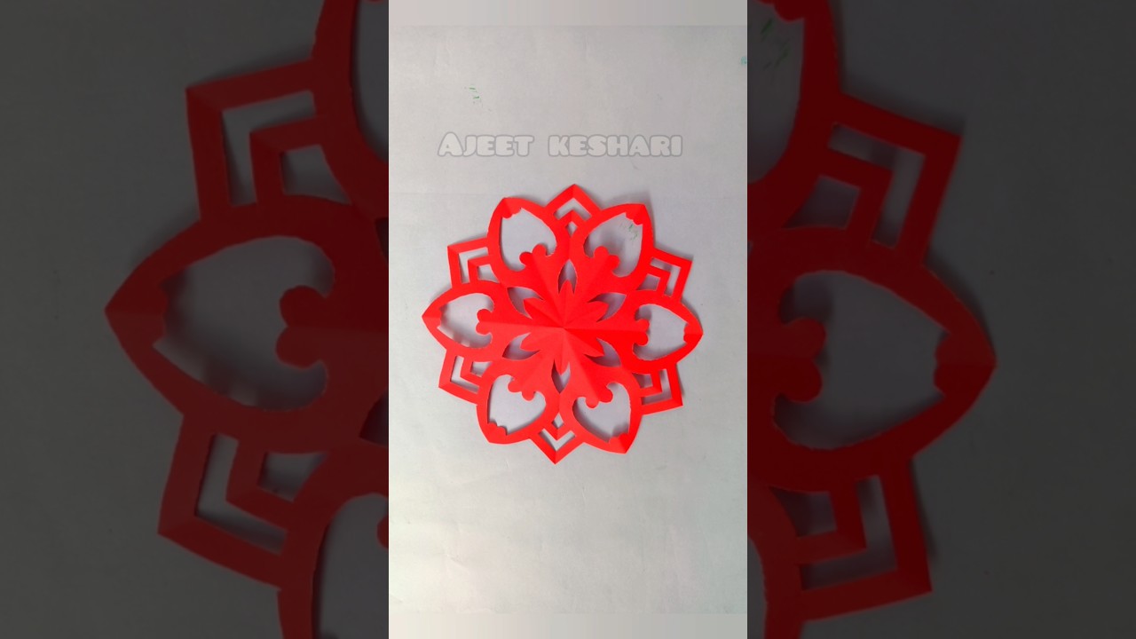 kagaj Ka Phool kaise banate hain / easy paper flower making idea / diy flower craft