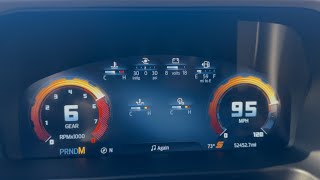2025 Bronco Full Digital Cluster Demonstration 2