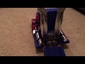 DIY Optimus Prime Kids Costume indoor trial