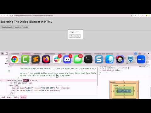 Exploring The Dialog Element In HTML