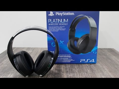 Vídeo: O Headset 130 Platinum Wireless PS4 Da Sony é Lançado Em Janeiro