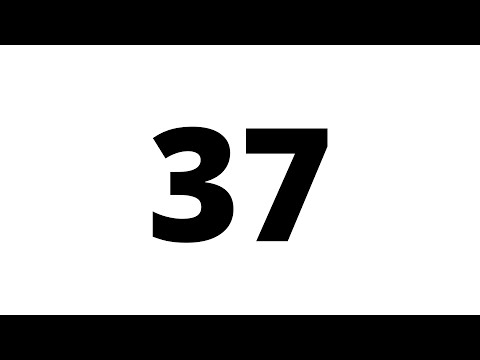 37 Second Countdown Timer White Screen With Sound Effect