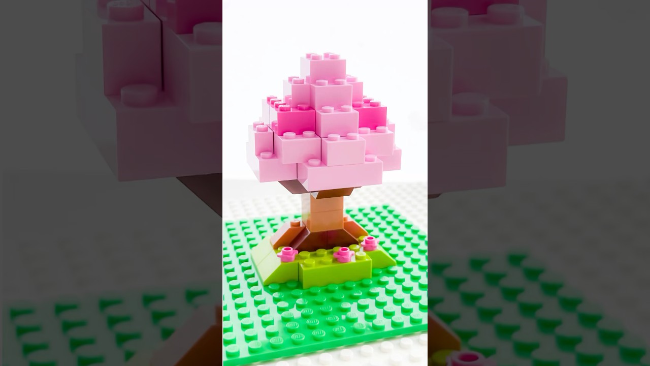 花】 レゴで「桜の木」をつくってみた！ 〜レゴクラシック 10698