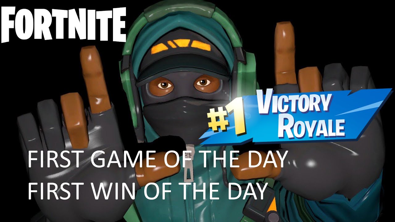 Solo Victory Royale (First Game of the Day) | Fortnite - YouTube