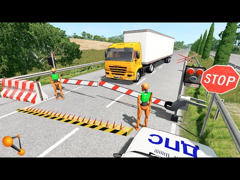 Видео: ГРАНИЦА СМЕРТИ! НЕ ОСТАНОВИЛСЯ НА БЛОКПОСТУ ПО ТРЕБОВАНИЮ ДПС | BeamNG.drive