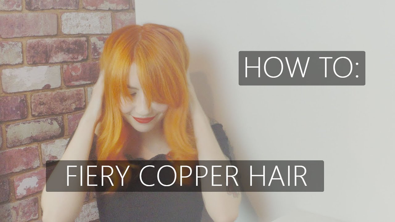 How I Achieve my Copper Hair at Home whoisjosiewho YouTube