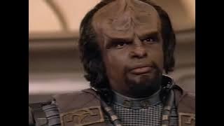 'I Am Worf Commanding the Enterprise.' Worf