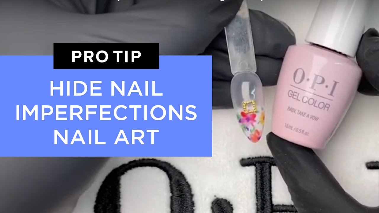 How to Hide Nail Imperfections for Negative Space Nail Art