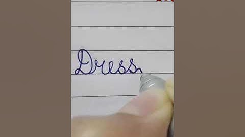 Cursive writing for beginners #cursivewriting #handwriting #creativeskills #art #skills