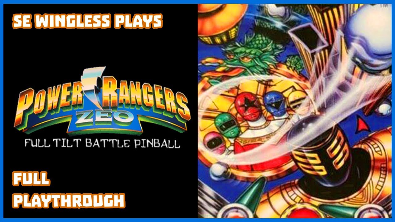 Jeu PS1 PAL – Full Tilt Battle Pinball + Power Rangers