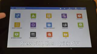 Quick PLU operation with Sam4POS and HM616 Tablet