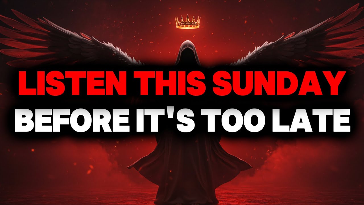 CHOSEN ONE, LISTEN THIS SUNDAY BEFORE IT'S TOO LATE GOD IS CHECKING