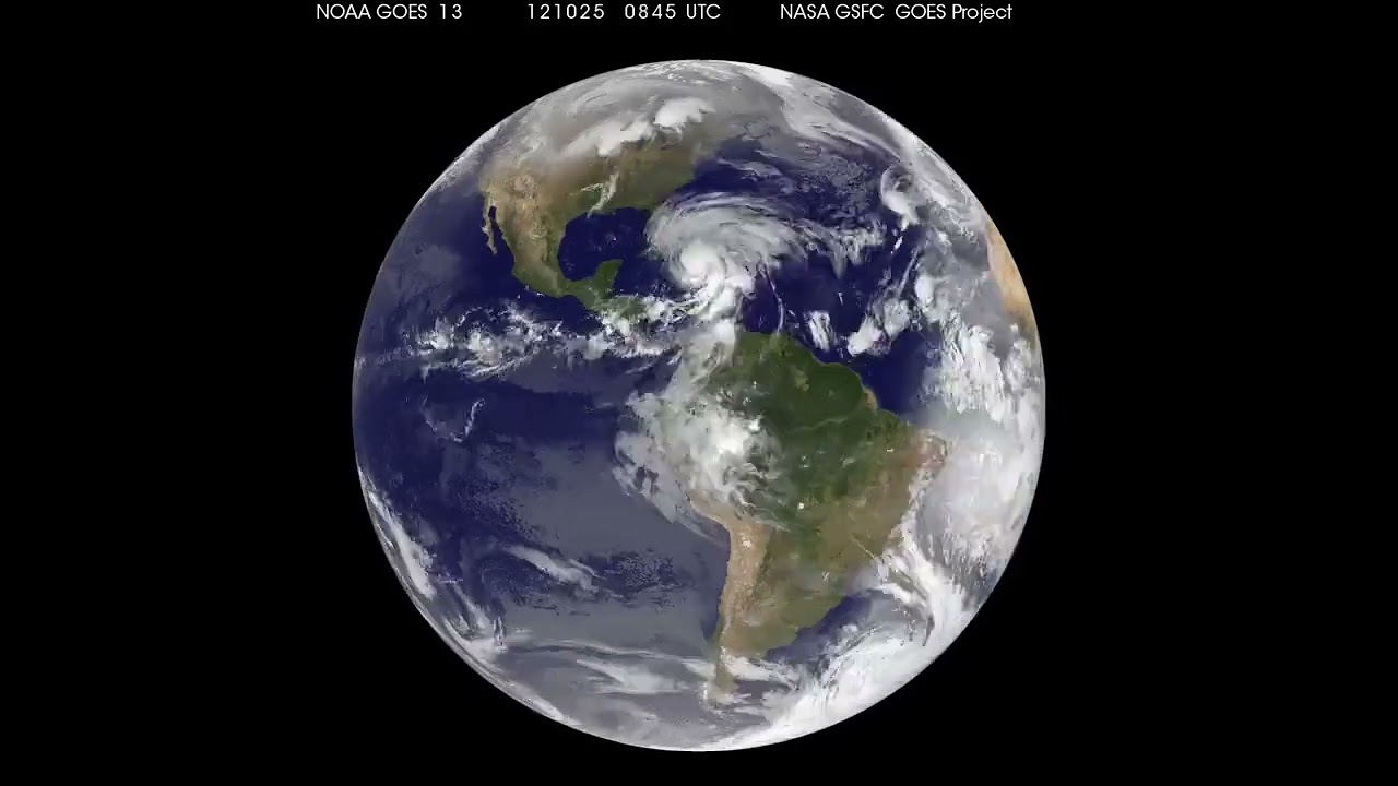 Satellite Sees Global View of Sandy s Life to Landfall 