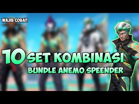 KOMBINASI SET BUNDLE ANEMO SPEENDER | FREE FIRE BATTLEGROUND - YouTube