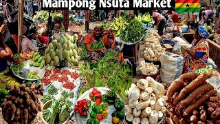 Rural African Village Market Day In Ghana Mampong Nsuta#africa#rural#rurallife #villagemarket
