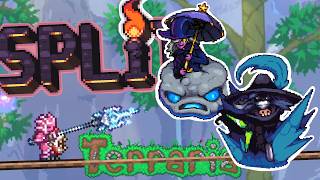 TERRARIA SPLIT MOD's bosses are so cool | Split Mod Part 2