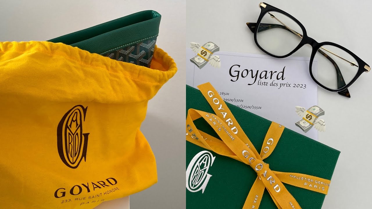 Goyard Unboxing Haul: Anjou Mini & Edmonton Collar NYC boutique, waiting,  prices, & resale 