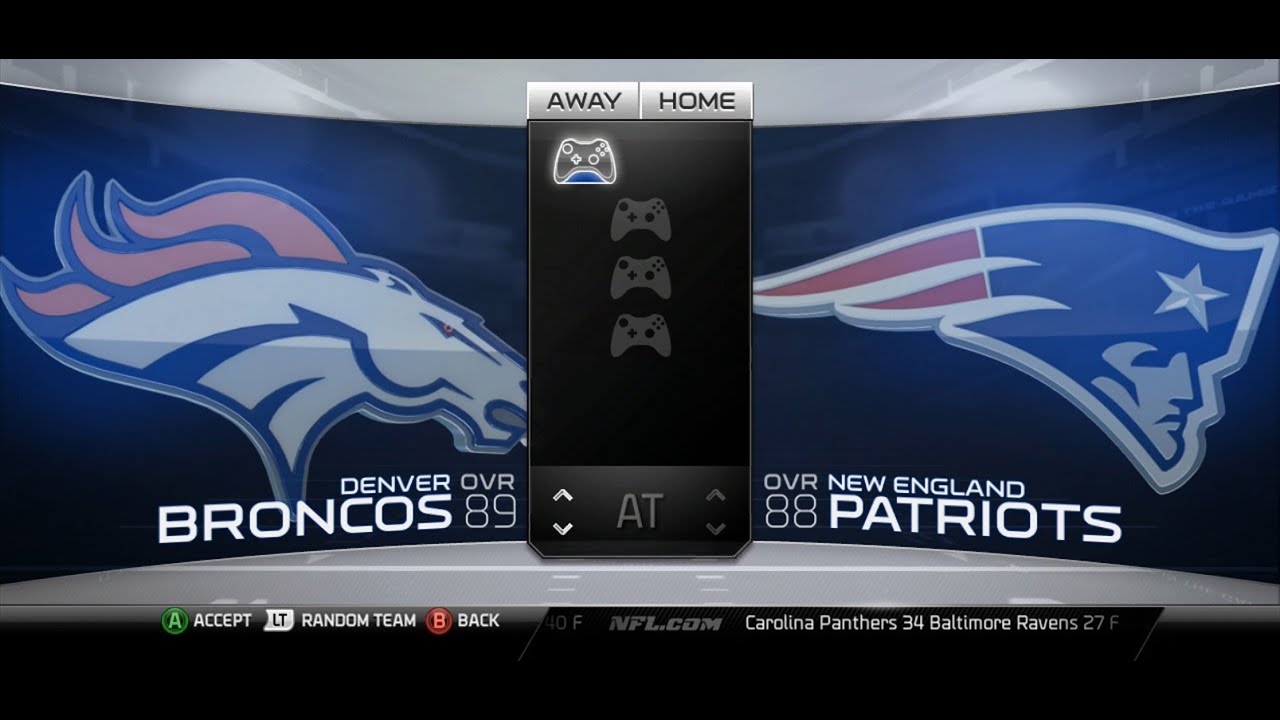 Madden NFL 25 New England Patriots vs Denver Broncos