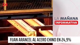 Sindicato de Huachipato por alza en arancel de acero chino: "Nos tranquilizamos" | 24 Horas TVN