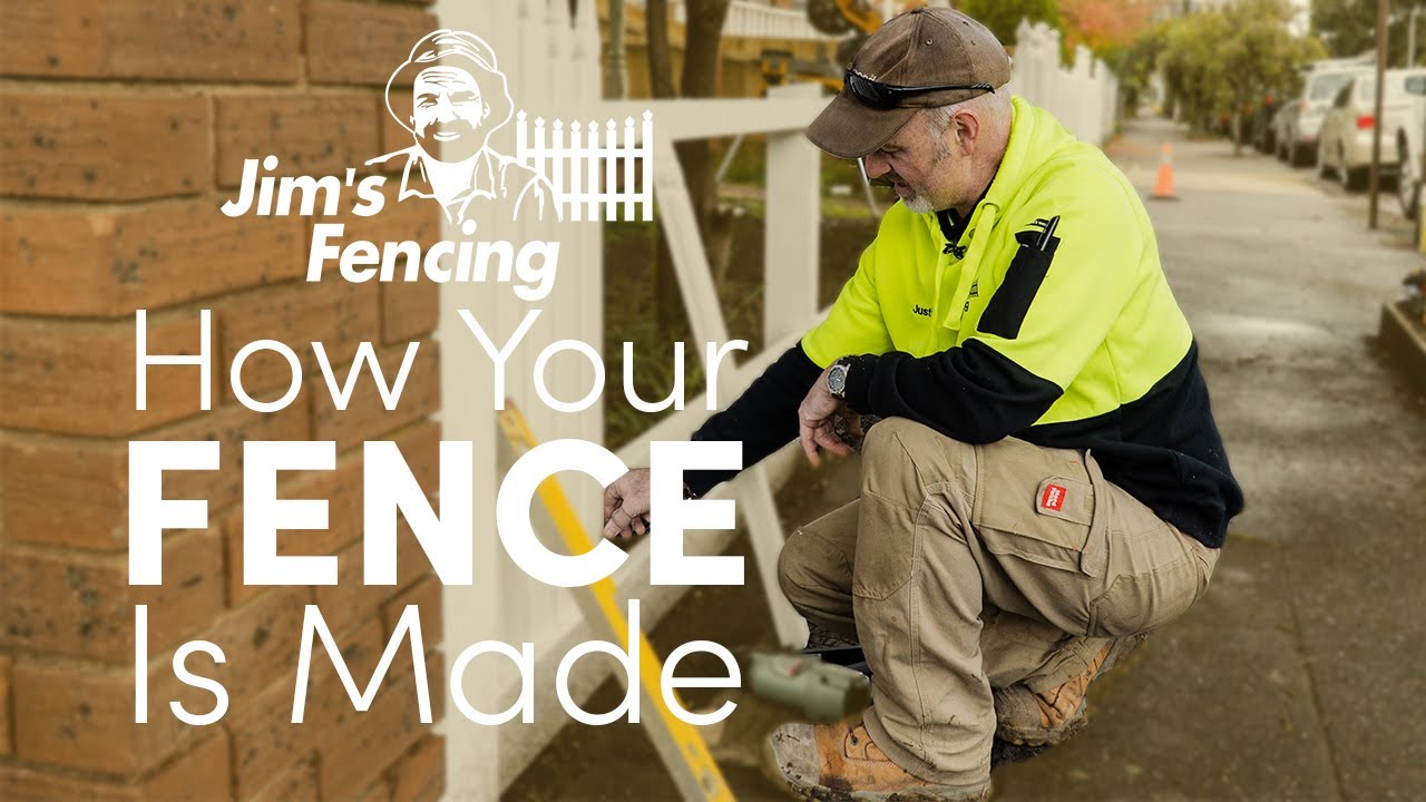 How your fence is made with Justin from Jim's Fencing - www.jims.net - 131 546