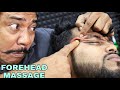 Best Head & Forehead Massage by Asim Barber |Hair Scratching & Forehead Tapping ASMR | Neck Cracking