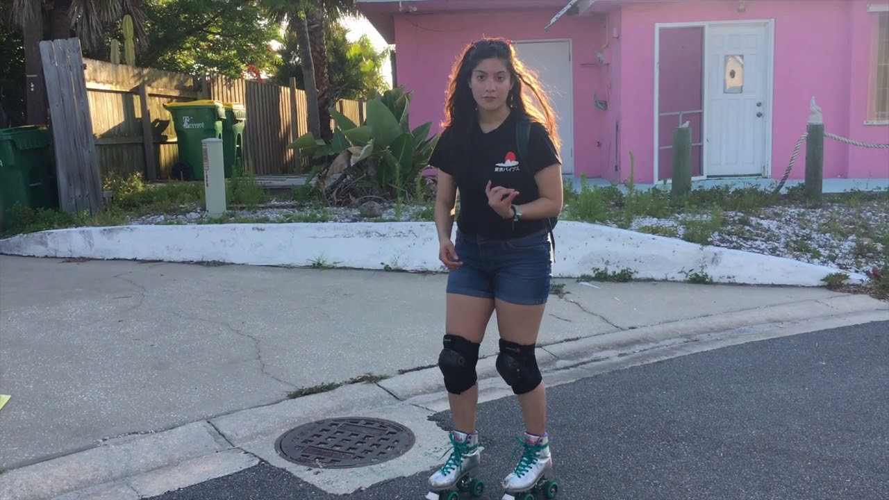 Roller skating at Cocoa Beach