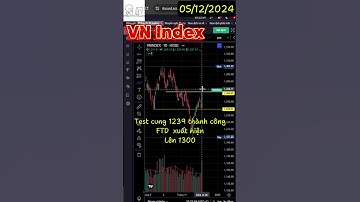 VN Index 05/12/2024 | Test cung 1239, FTD xuất hiện, lên lại 1300 #vnindex #chungkhoan #trading