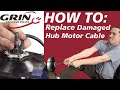 How to replace a damaged cable harness in an ebike hub motor