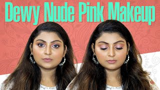 Soft and Dewy Nude Pink Makeup Tutorial in Tamil | #10dayswithrose | Day 8 | Rose Tamil Beauty Tips screenshot 2