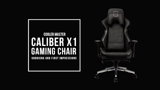Cooler Master Caliber X1 Gaming Chair Unboxing and First Impressions
