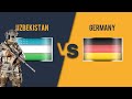 Uzbekistan VS Germany Detailed Military Power Comparison 2022 | Vergleich der deutschen Militärmacht