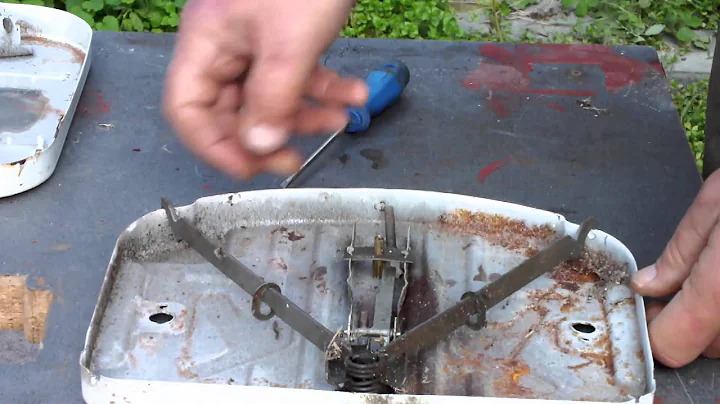 DISASSEMBLING MECHANICAL BATHROOM SCALE