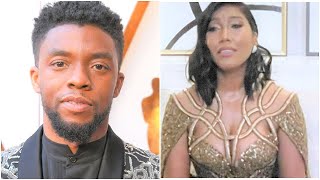 Chadwick Boseman's wife, accepts his Golden Globes win Award at  78th Golden Globe Awards 2021