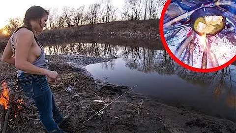 River Fishing in the MIDDLE OF NOWHERE for a fresh...