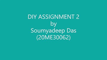 DIY ASSIGNMENT 2